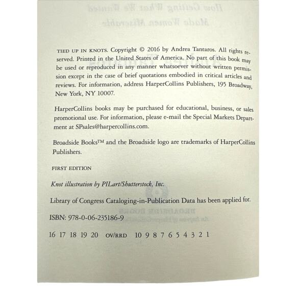 Tied up in Knots by Andrea Tantaros (Hardcover) - Picture 7 of 7